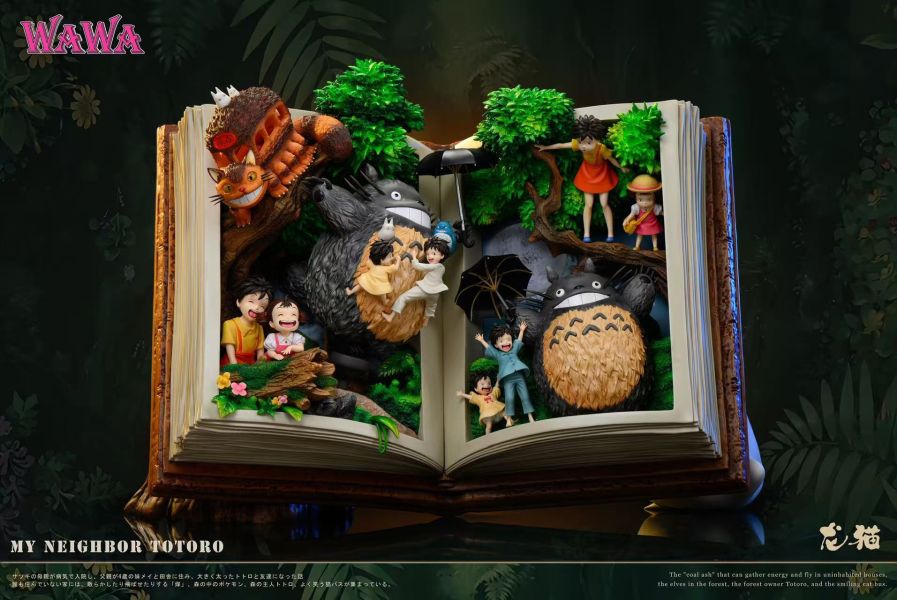 【Pre-order】Book Series Vol.1 Totoro · Limited Edition Art Statue