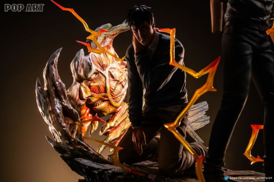 【Pre-order】Attack on Titan: Character Series 003 - "I Armor, He Super": Reiner &amp; Bertholdt Statue