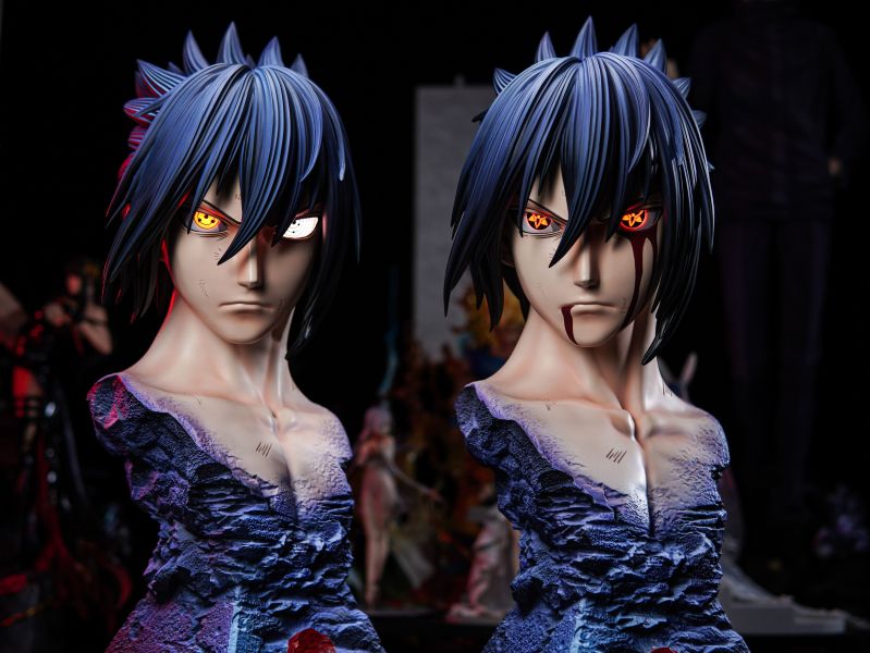 【Pre-order】Naruto 1/1 Sasuke Bust - Two Versions