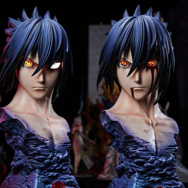 【Pre-order】Naruto 1/1 Sasuke Bust - Two Versions