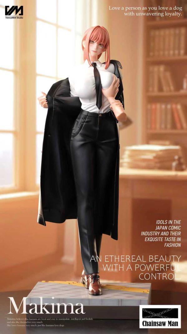 【Pre-order】Chainsaw Man – Makima & Reze Dual Character Statue (1/4 Scale)