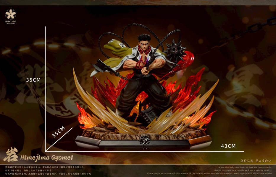 【Pre-order】Demon Slayer – Himejima Gyomei, Stone Hashira 1/8 Scale Collectible Statue with Light-up Base
