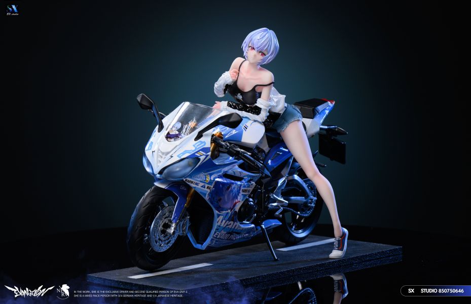 【Pre-order】Neon Genesis Evangelion – Resonance Series 2nd Wave: Motorcycle Girl – Rei Ayanami 1/6 Scale Collectible Statue