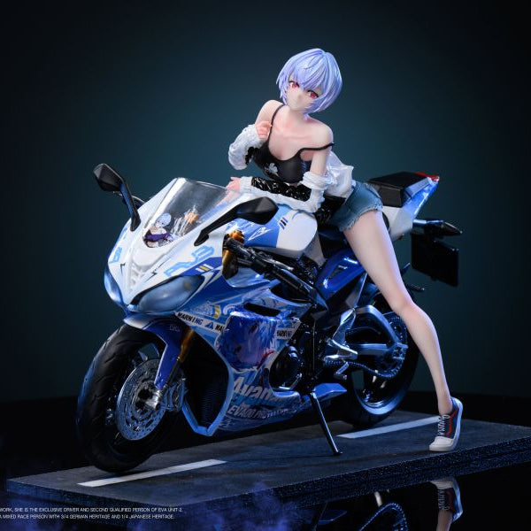 【Pre-order】Neon Genesis Evangelion – Resonance Series 2nd Wave: Motorcycle Girl – Rei Ayanami 1/6 Scale Collectible Statue