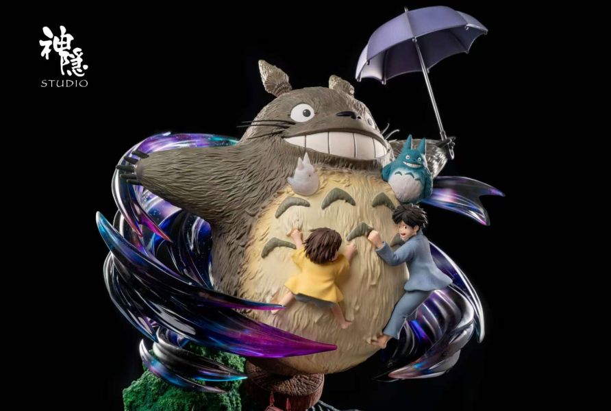 【Pre-order】Silhouette Moment Series – Totoro’s Night Invitation | Limited Edition Narrative Diorama Sculpture