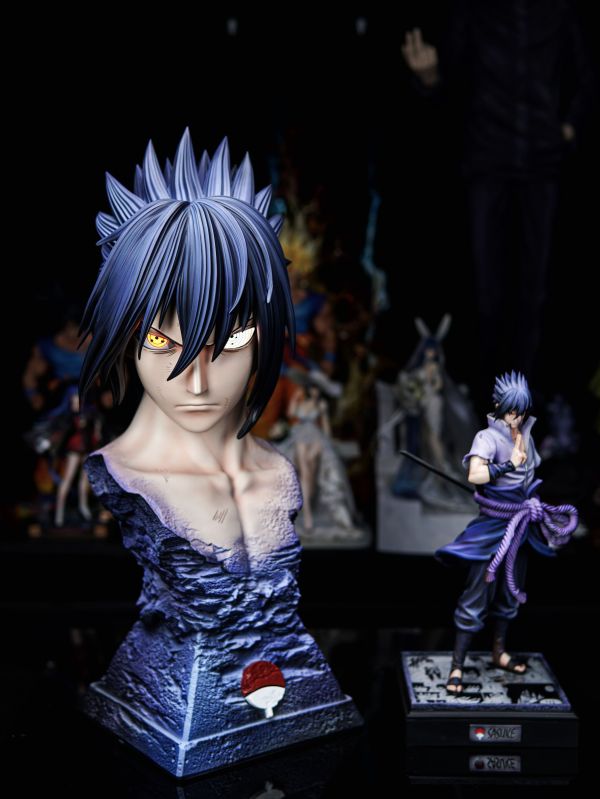 【Pre-order】Naruto 1/1 Sasuke Bust - Two Versions