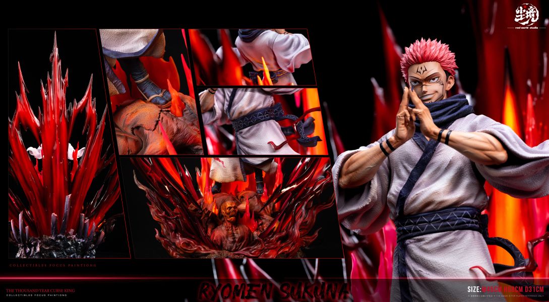 【Pre-order】Jujutsu Kaisen – SS Collector Series Ryomen Sukuna “Evil Smile” Premium Statue (1/6 Scale)  Dual Version Edition
