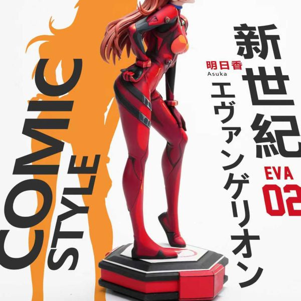 【Pre-order】Neon Genesis Evangelion – 2D Paint Series First Wave: Asuka Langley Soryu 1/4 Scale Collectible Statue