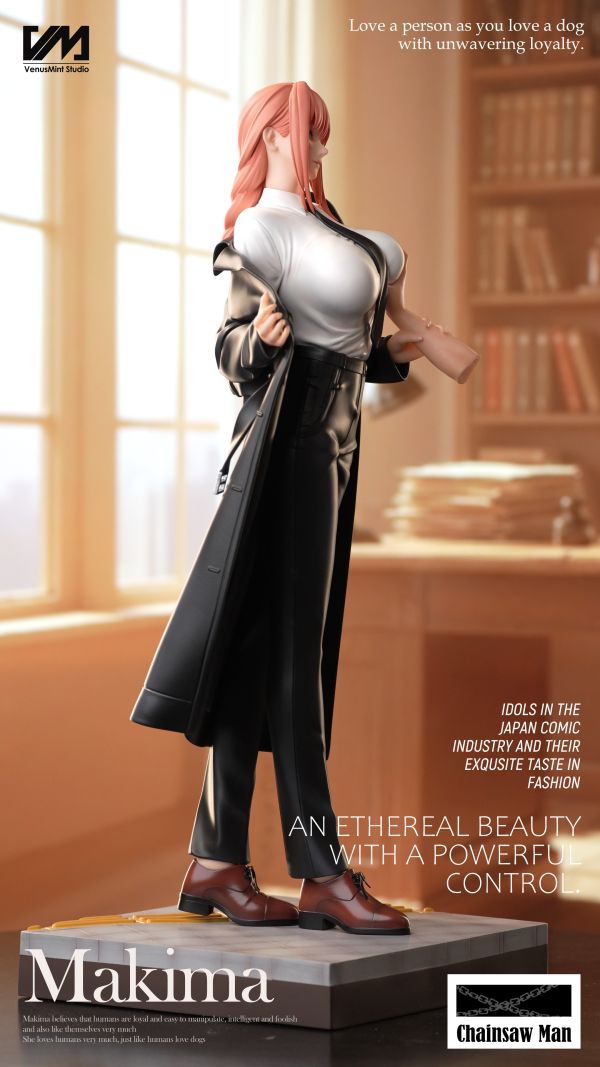 【Pre-order】Chainsaw Man – Makima & Reze Dual Character Statue (1/4 Scale)