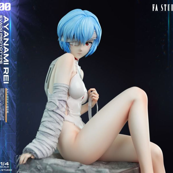 【Pre-order】Neon Genesis Evangelion Collaboration Series – Rei Ayanami &amp; Eva Unit-00 1/4 Scale Collectible Statue