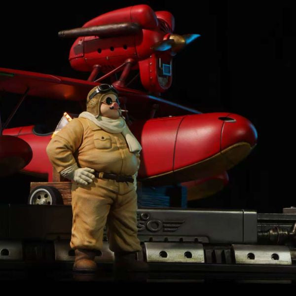 【Pre-order】Miyazaki Silhouette Moment Series – Porco Rosso “Ace Pilot Porco” Limited Edition Diorama Statue