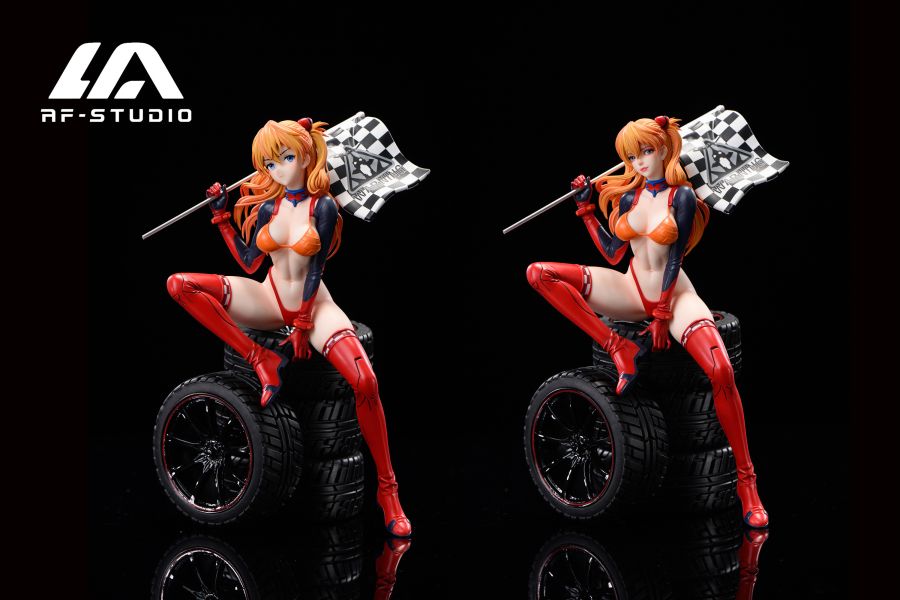 【Pre-order】Neon Genesis Evangelion – Asuka Langley Soryu Sitting on Tire 1/6 Scale Collectible Statue