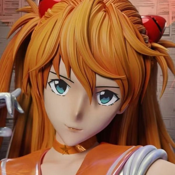 【Pre-order】Neon Genesis Evangelion + Sailor Moon Cosplay Series 1st Edition – Asuka Langley Soryu as Sailor Venus 1/6 Scale Collectible
