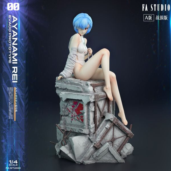 【Pre-order】Neon Genesis Evangelion Collaboration Series – Rei Ayanami & Eva Unit-00 1/4 Scale Collectible Statue