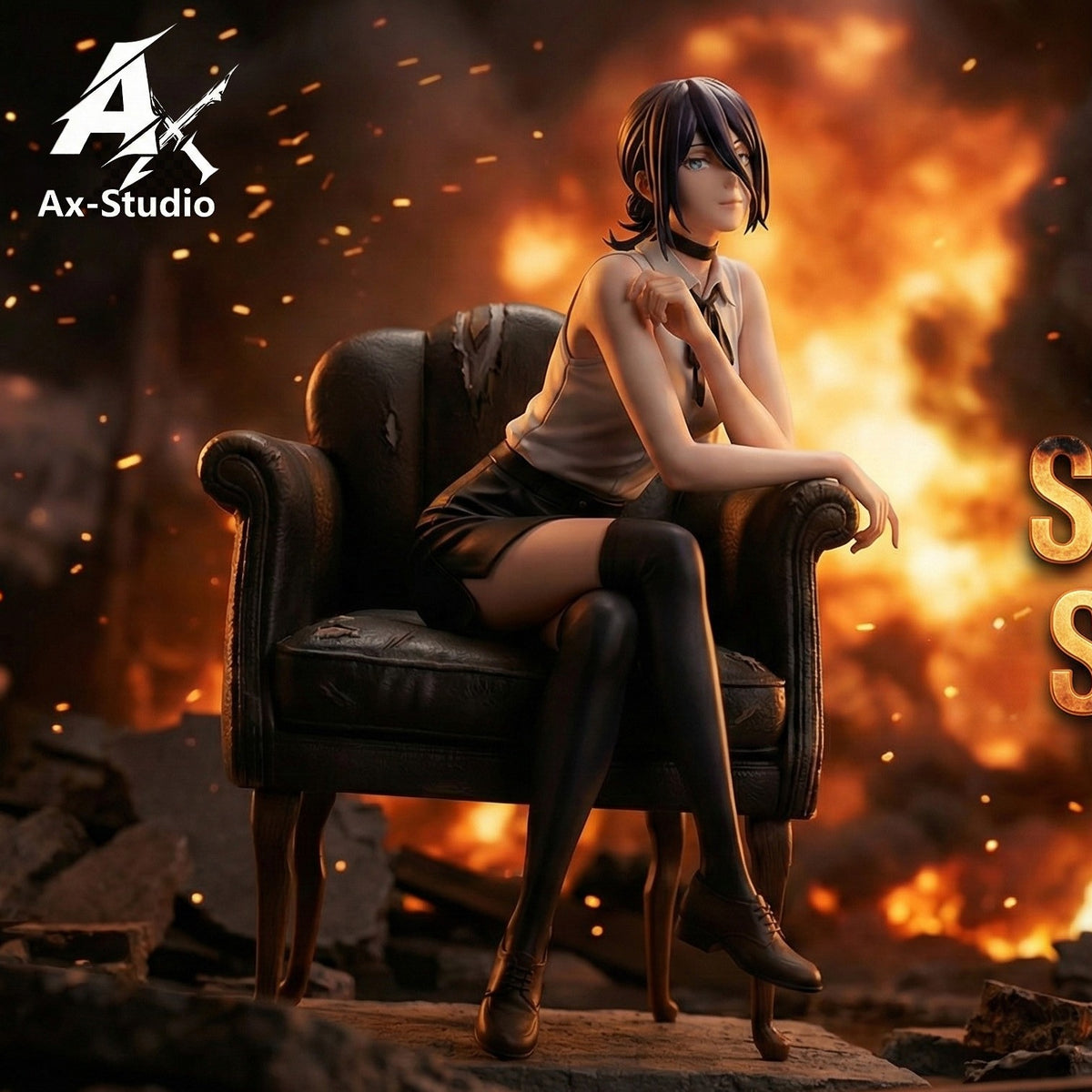 【Pre-order】Chainsaw Man – Chair Series Vol.1 Reze Statue (1/6 Scale)