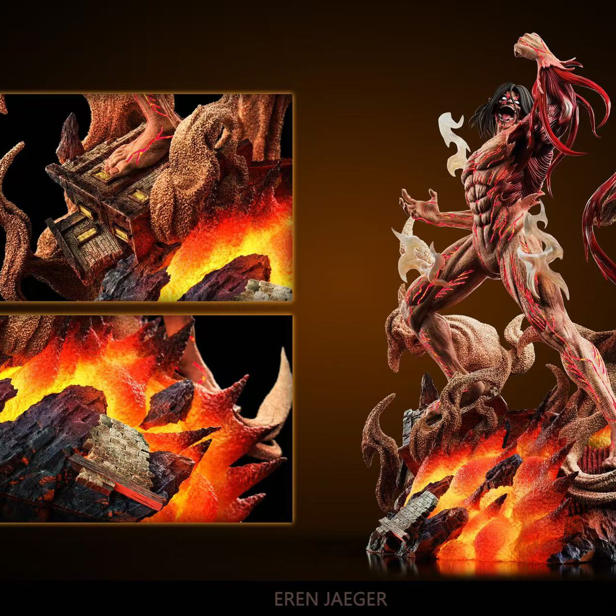 【Pre-order】Attack on Titan First Release - Roaring Eren Statue